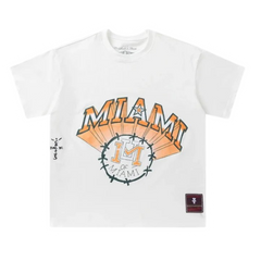 Travis Scott x Mitchell & Ness Miami Hurricanes T-Shirt White