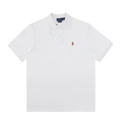 Ralph Lauren Red Icon Polo Shirt White