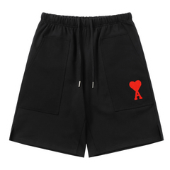 Ami Paris Big Pockets Shorts Black