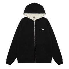Corteiz HMP Thermal Zip Hoodie Black