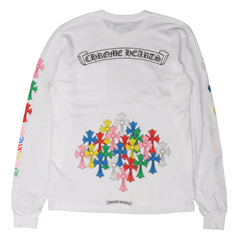 Chrome Hearts Multi Color Cross Sweater White