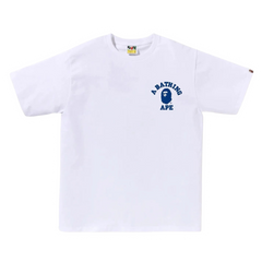 Bape Small Blue Icon T-Shirt White