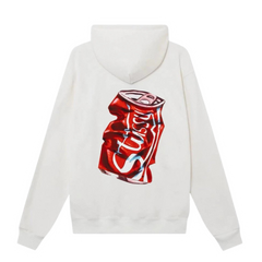 Stussy Coke Backprint Hoodie White