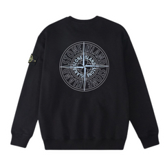 Stone Island Big Print Sweater Grey