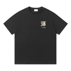 Burberry 1856 BT Print T-Shirt Black