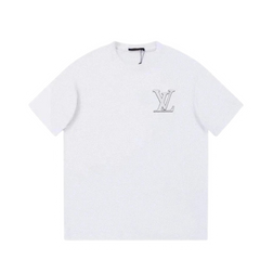 Louis Vuitton Big LV Chest-Print T-Shirt White