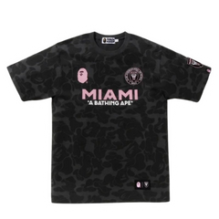 Bape x Inter Miami T-Shirt Black & Pink