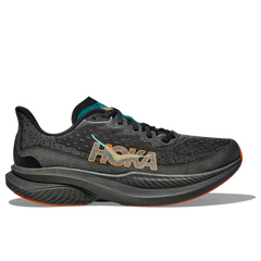 Hoka Mach 6 Black & Electric Tangerine