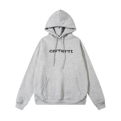 Carhartt Blue Print Hoodie Grey