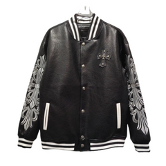 Chrome Hearts Leather Jacket Black