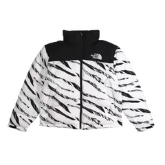The North Face Nuptse White Zebra