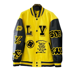 Louis Vuitton College Jacket Yellow