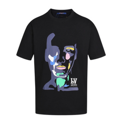 Louis Vuitton Painted Face T-Shirt Black
