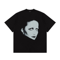 Balenciaga Scary Lady T-Shirt Black
