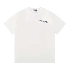Louis Vuitton Cursive Writing T-Shirt White