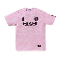 Bape x Inter Miama Football Jersey Pink