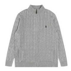 Ralph Lauren Knit Full Zip Grey
