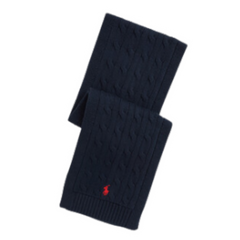 Ralph Lauren Knit Scarf Blue