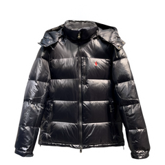 Ralph Lauren Shiny Puffer Jacket Black