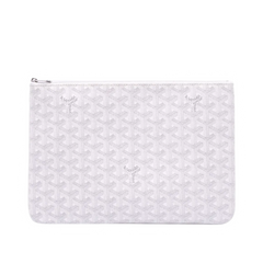 Goyard Senat MM Underarm Bag White