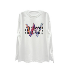 Maison Margiela MM6 Rainbow W Longsleeve White
