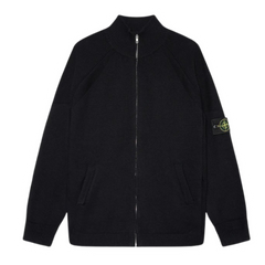 Stone Island Full Zip Jacket Black