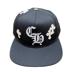 Chrome Hearts Cross Patch Baseball Cap Black