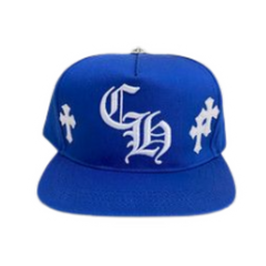Chrome Hearts Cross Patch Baseball Cap Blue