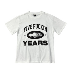 Corteiz Five Fucking Years T-Shirt White