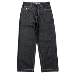 Always Do What You Should Do Baggy Jeans Black