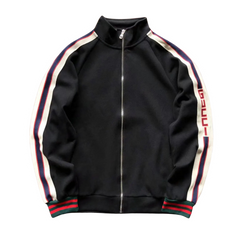 Fendi Technical Jersey Wooljacket Black