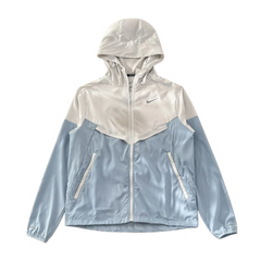 Nike Running Jacket White & Blue
