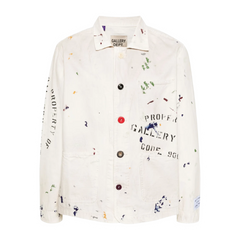 Gallery Dept. Painted Button Up Shirt White