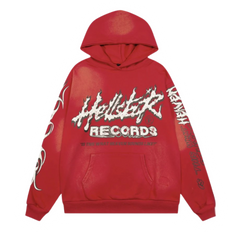 Hellstar Records Frankenstein Hoodie Red