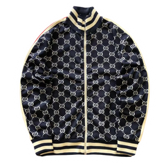 Gucci GG Jacquard Jacket Blue