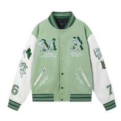 Amiri College Jacket Mint Green