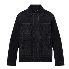 Louis Vuitton Workwear-Style Denim Jacket Black