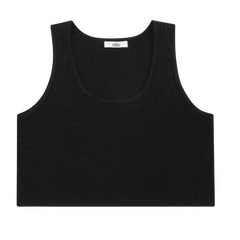Alo Summer Crop Top Black
