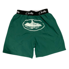 Corteiz Cycle Shorts Green