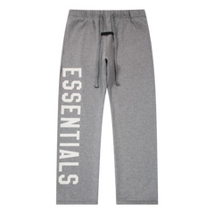 Fear Of God Essentials Big Leg Print Jogger Grey & White