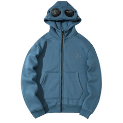 C.P. Company Glasses Hood Zipper Blue