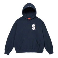 Supreme Dollar Sign Hoodie Blue