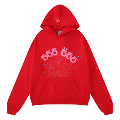 Sp5der 555 Hoodie Red