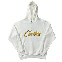 Corteiz Hoodie White & Yellow