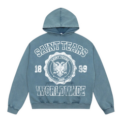 Saint Michail Tears Hoodie Baby Blue