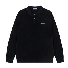 Moncler Knit Halfzip Black