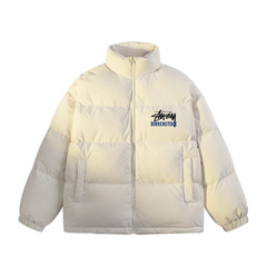Stussy x Birkenstock Puffer Jacket White