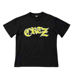 Corteiz Old English T-Shirt Black