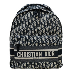 Christian Dior Monogramm Backpack Blue & Grey