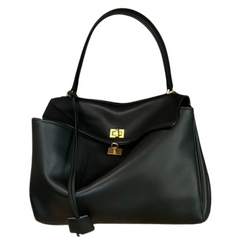 Balenciaga Rodeo Leather Bag Black